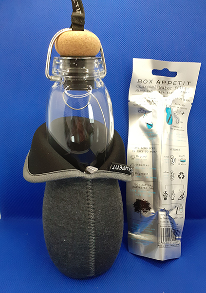 Glass Water Bottle with Filter